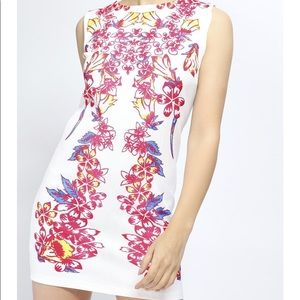 Cream Floral Dress